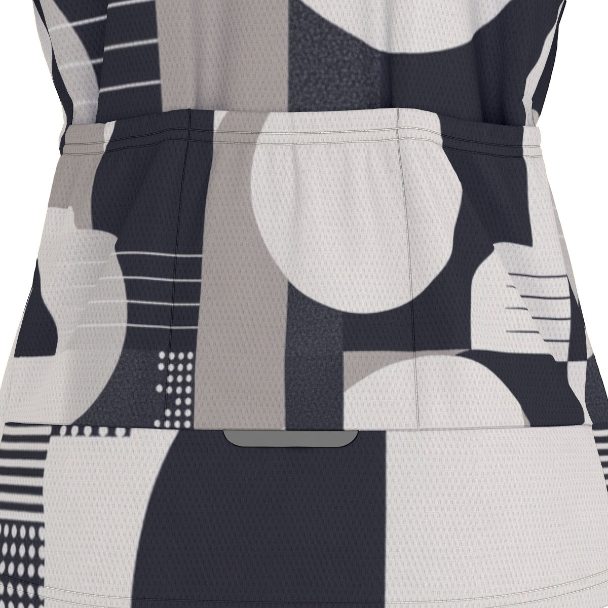 "Shapes" Print Raglan Men's Cycling Jersey
