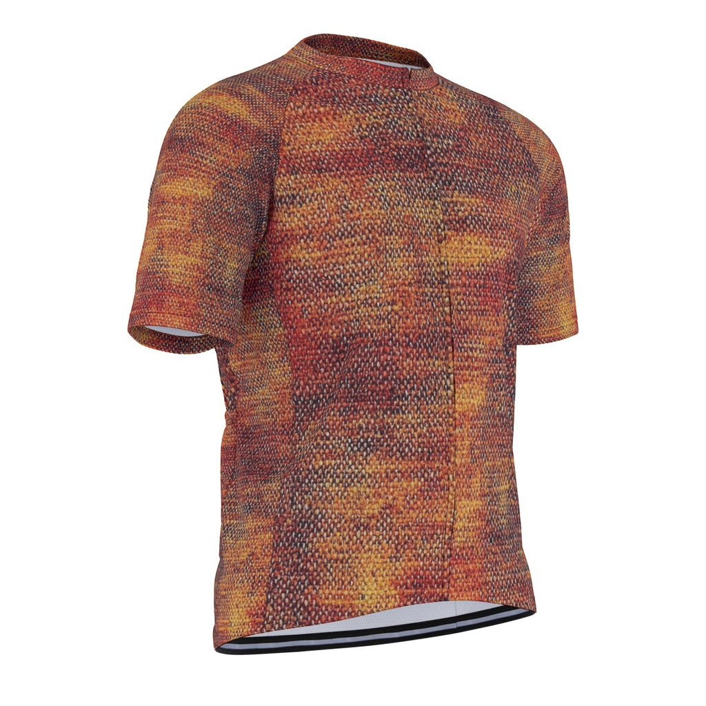 "Tweed" Print Raglan Men's Cycling Jersey