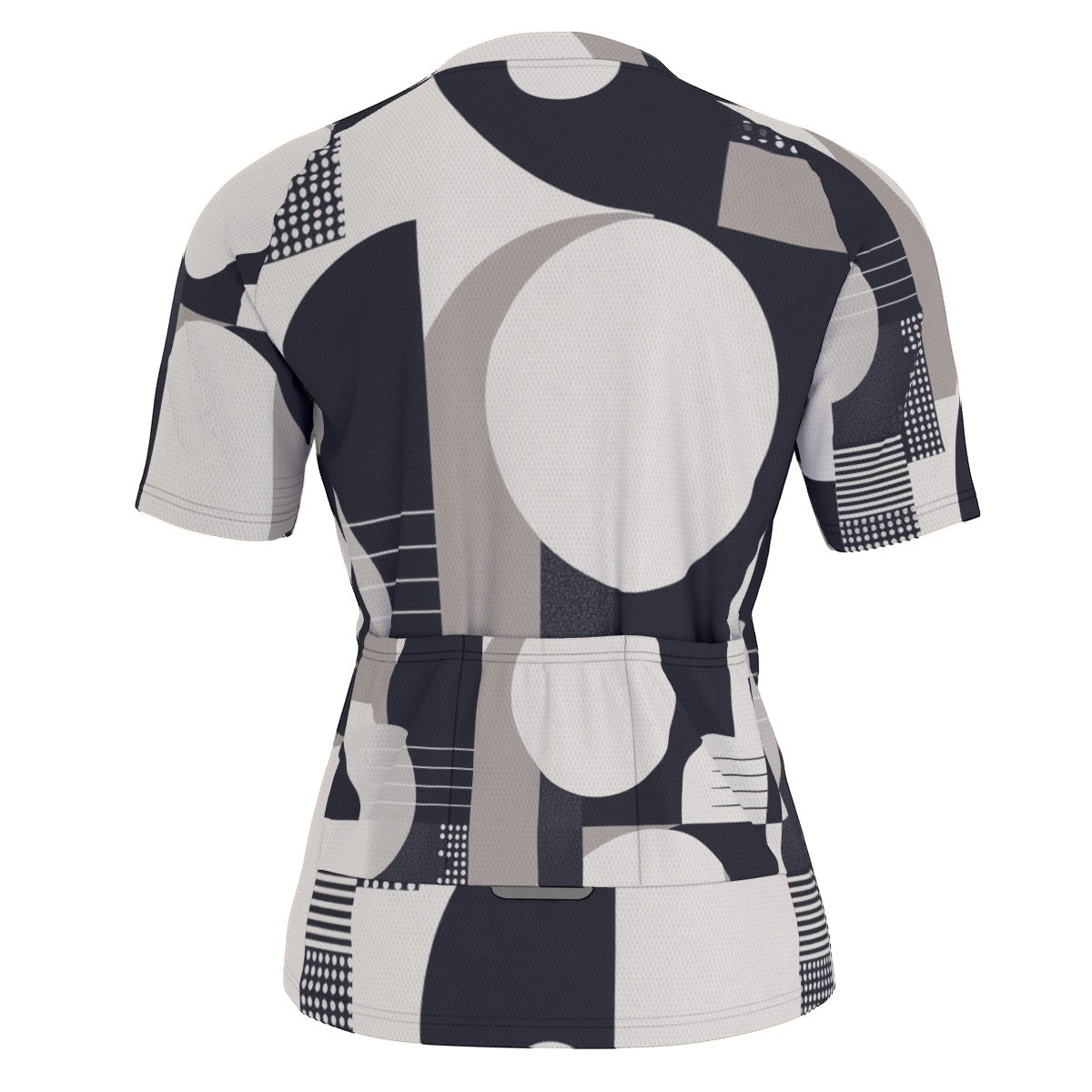 "Shapes" Print Raglan Men's Cycling Jersey Secondary image