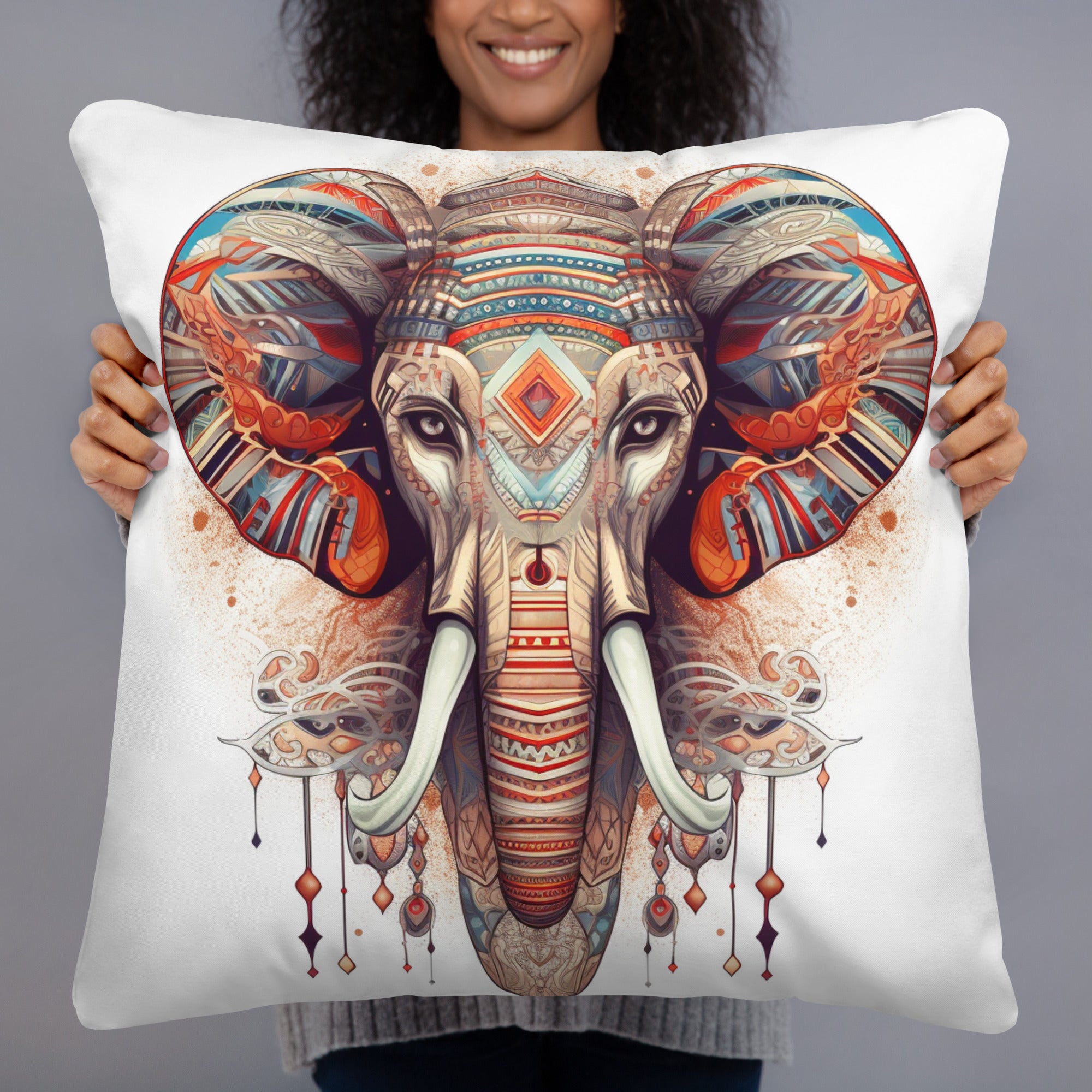 Elephant Throw Pillow Secondary image