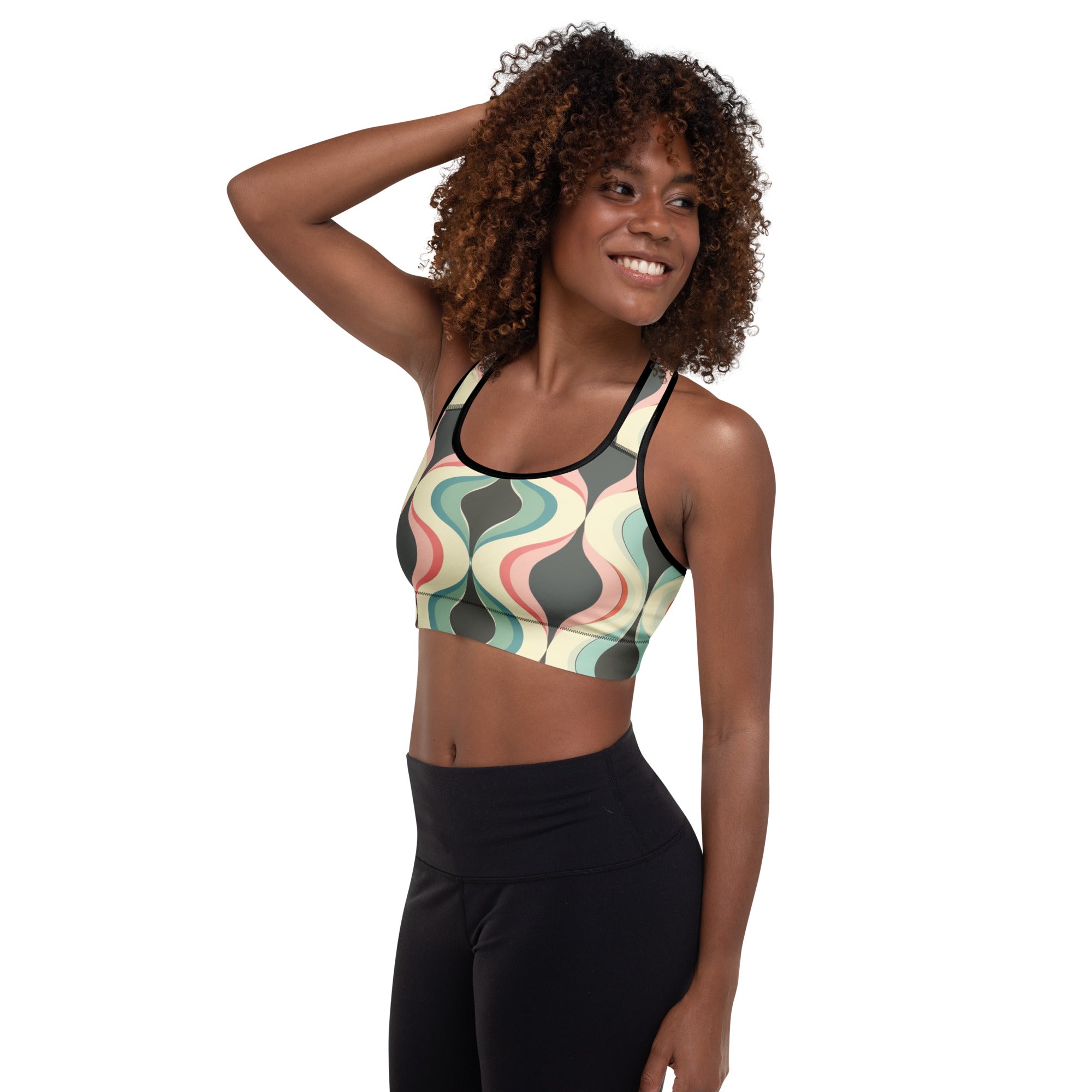 "Mod" Padded Sports Bra Secondary image