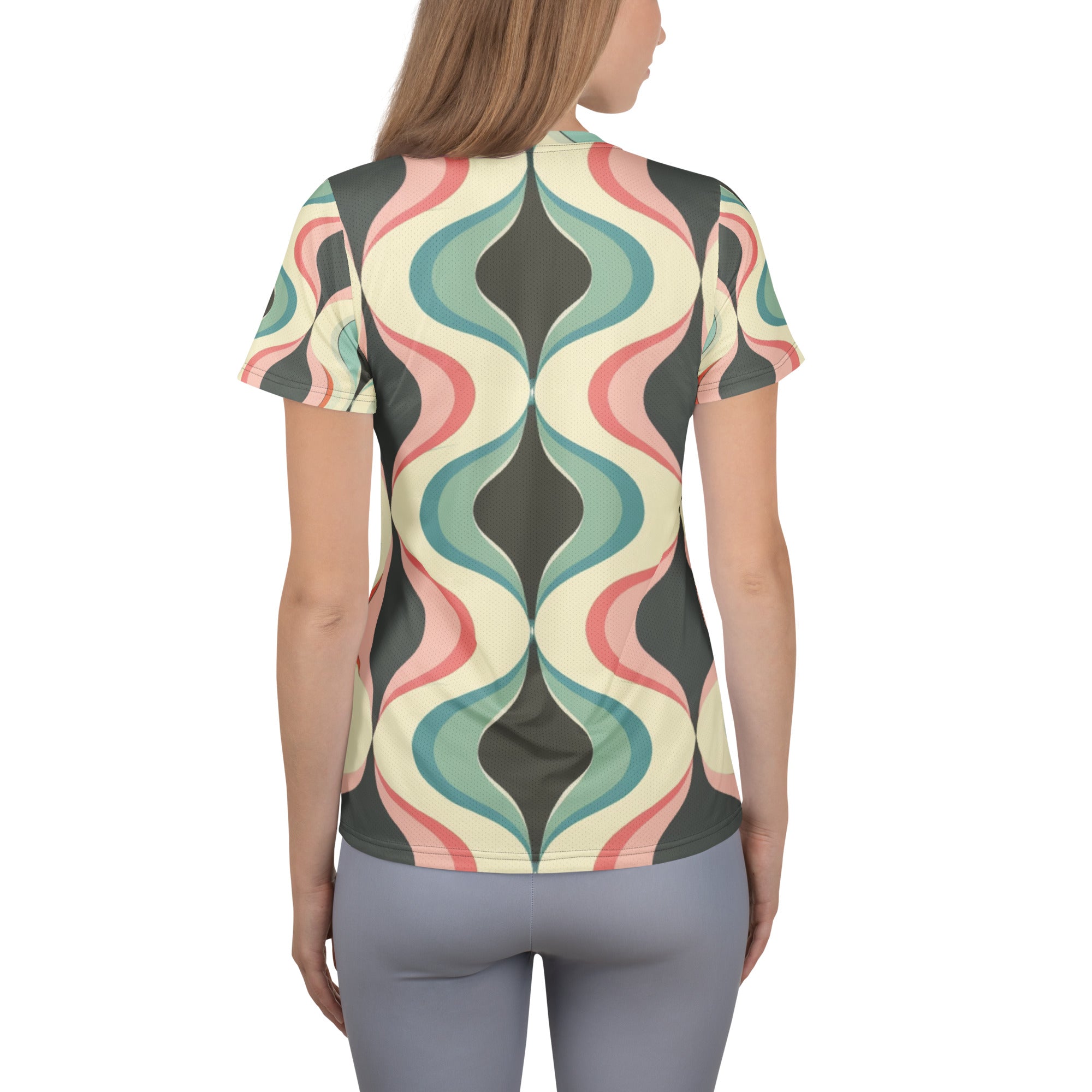 "Mod" Women's athletic t-shirt Secondary image