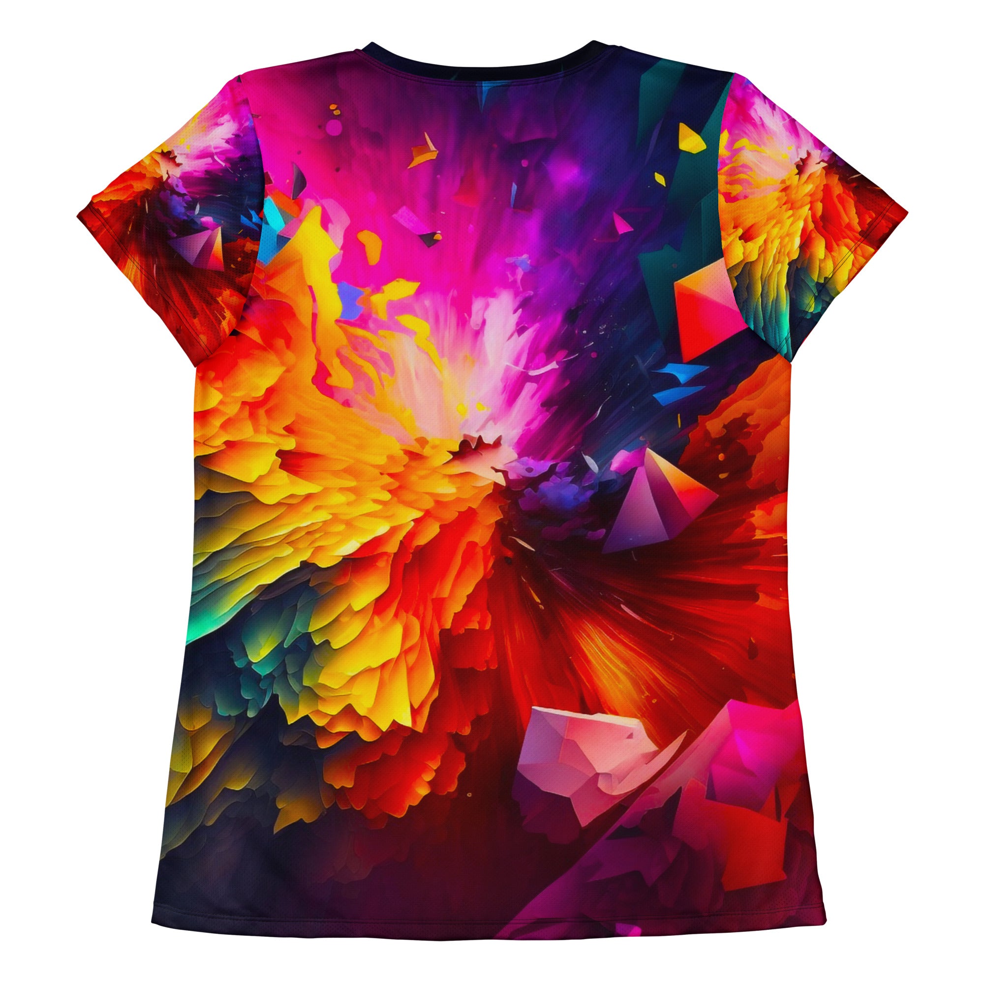 "Burst" Women's Athletic T-Shirt Secondary image