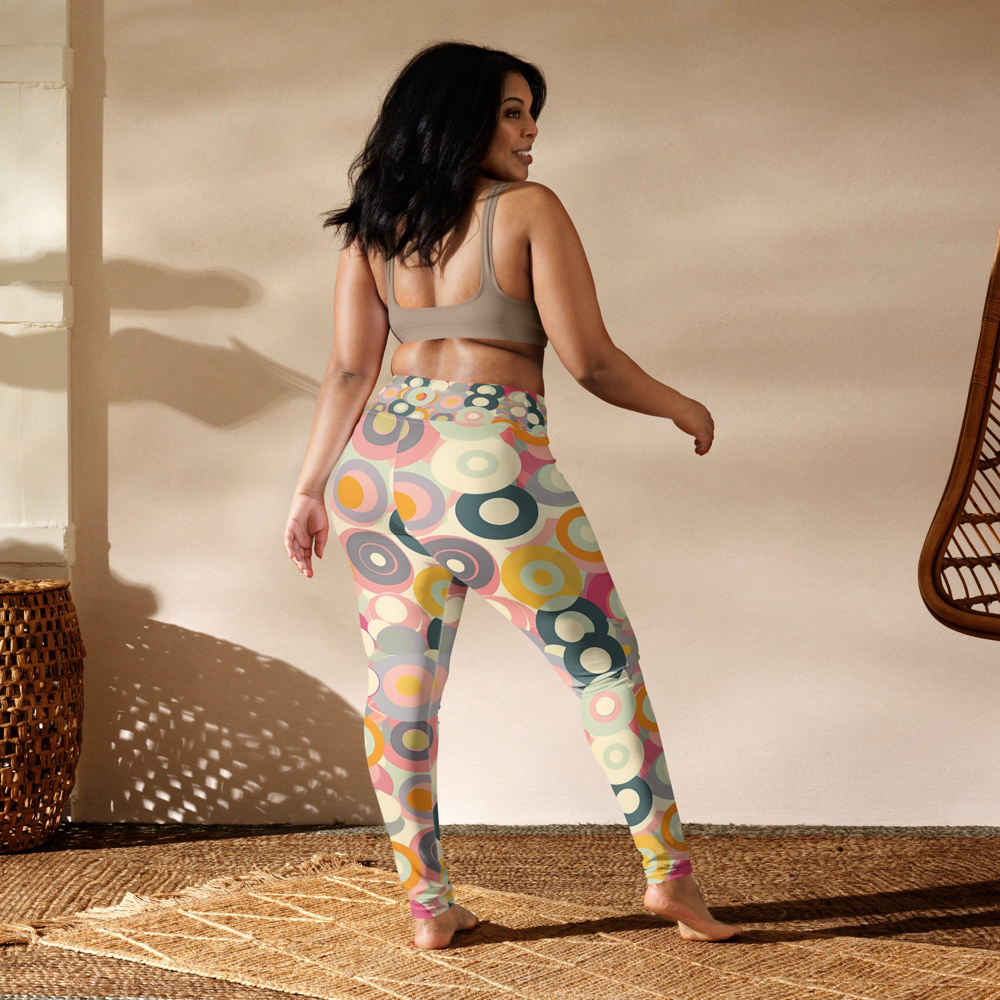 "Circles" Yoga Leggings Secondary image