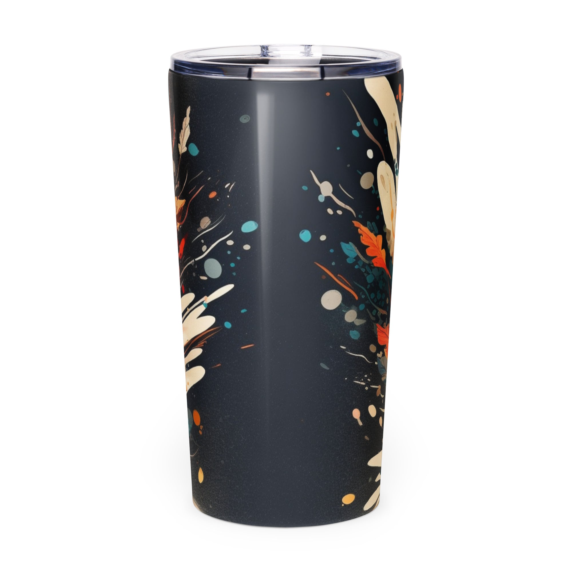 "Black Bloom" Stainless Steel Tumbler Secondary image