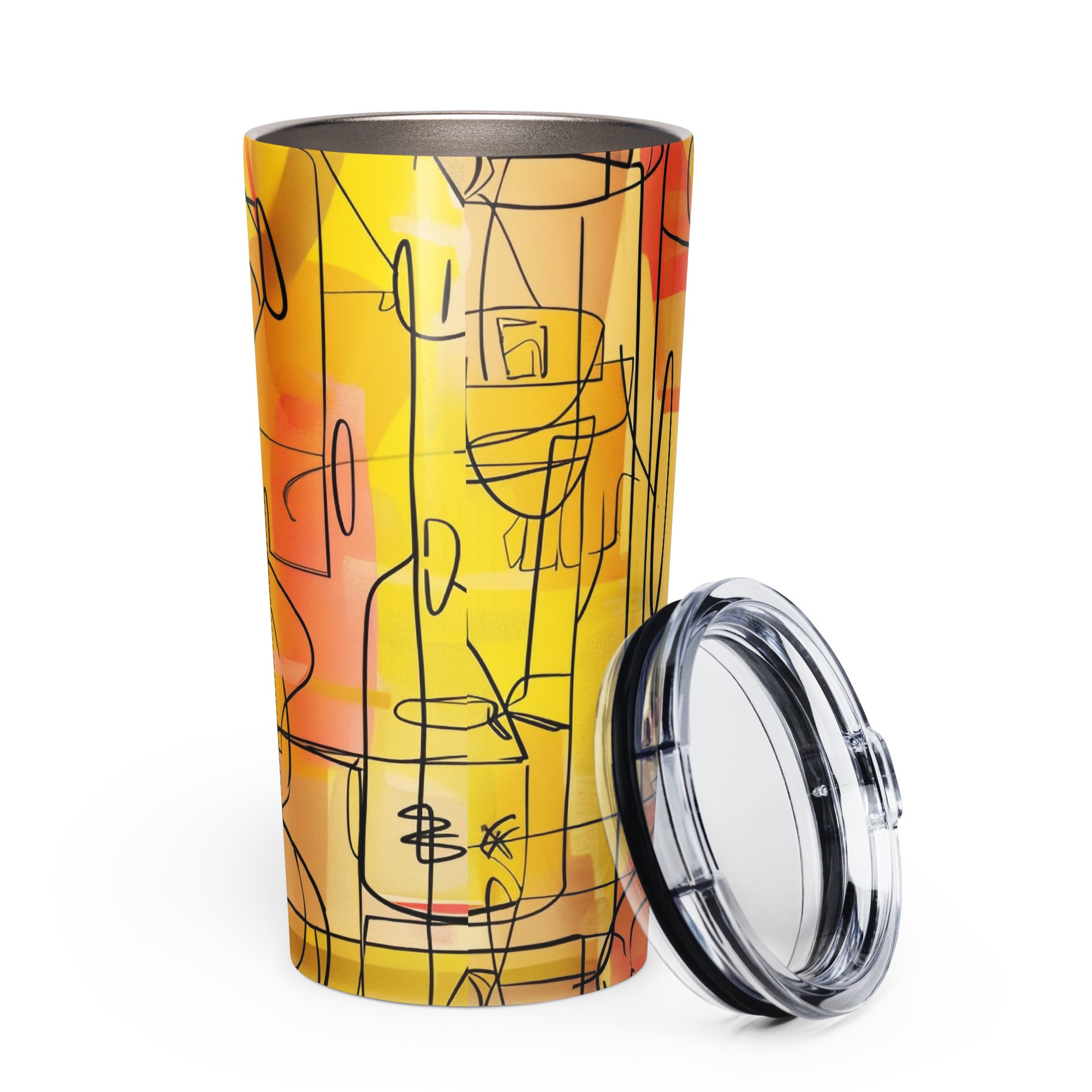 "Atoms" Stainless Steel Tumbler Secondary image