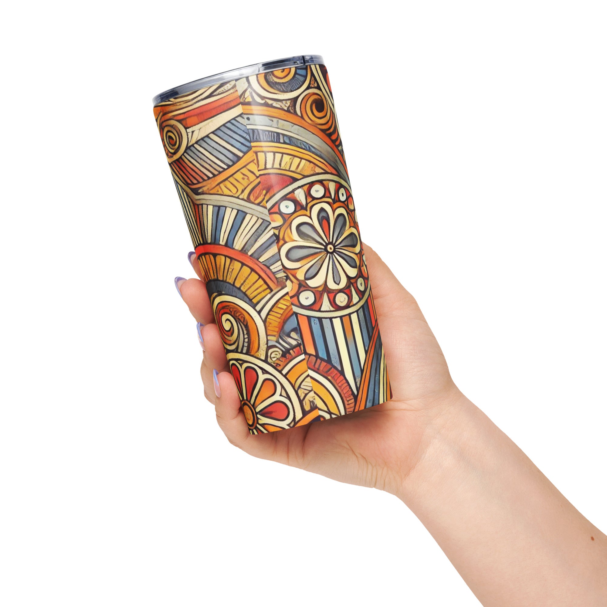 "Retro" Stainless Steel Tumbler Secondary image